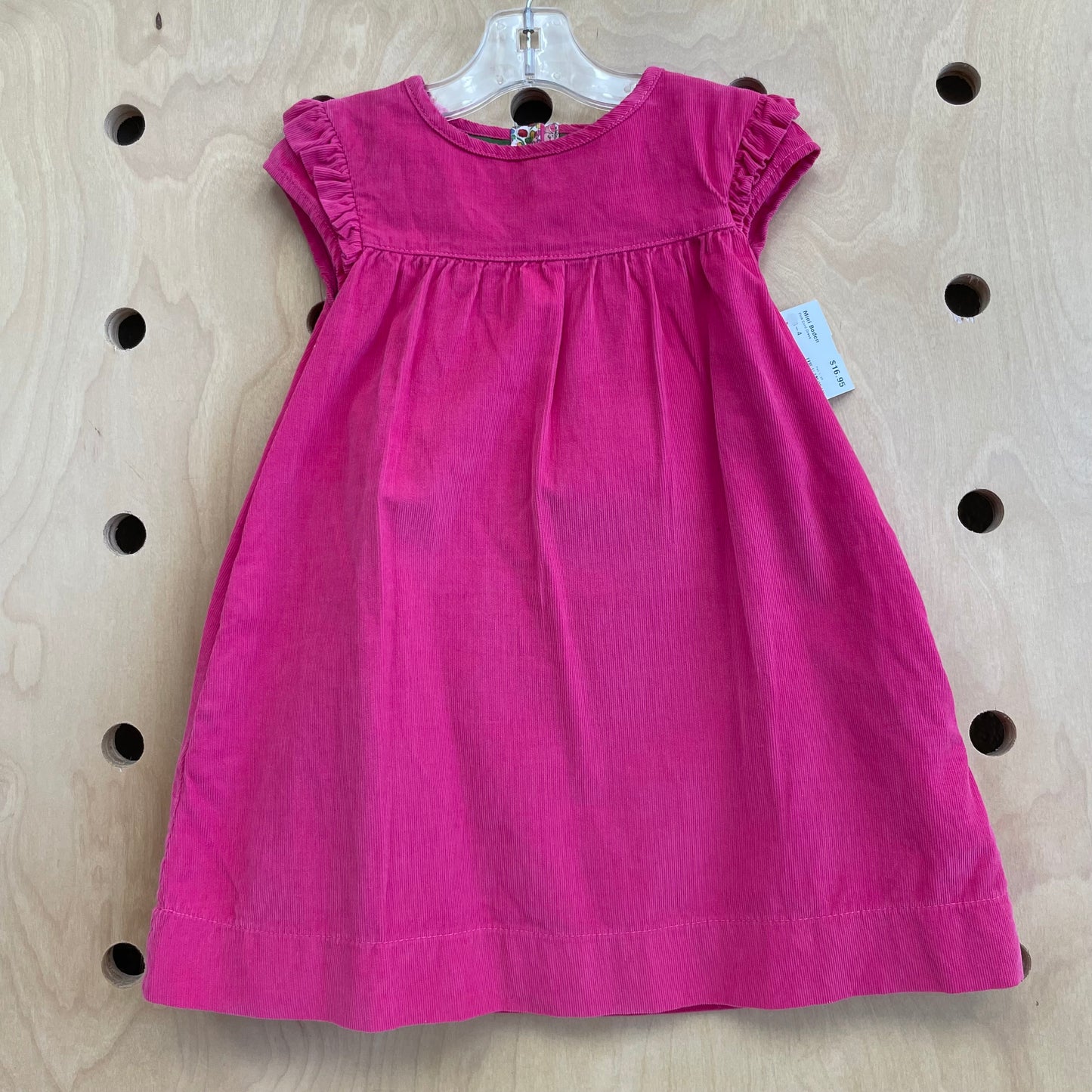 Pink Cord Dress