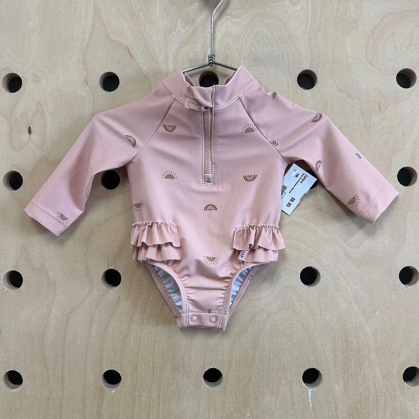 Blush Pink Rainbows Swimsuit