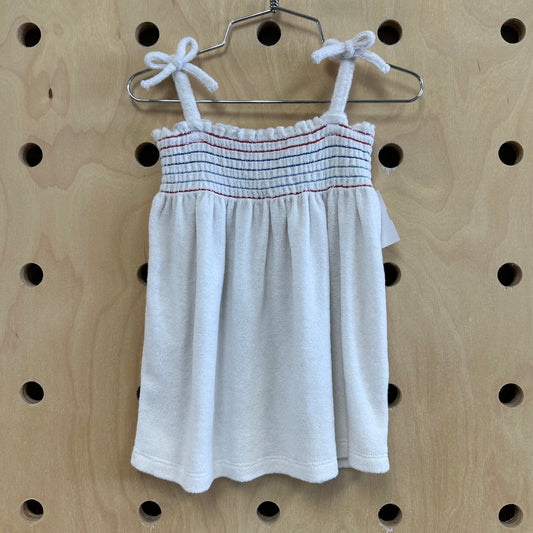 White Terry Swim Cover