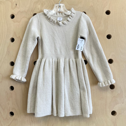 Cream Knit Dress