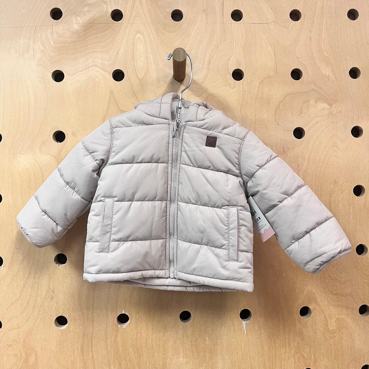 Fleece Lined Hoodie Puffer Coat