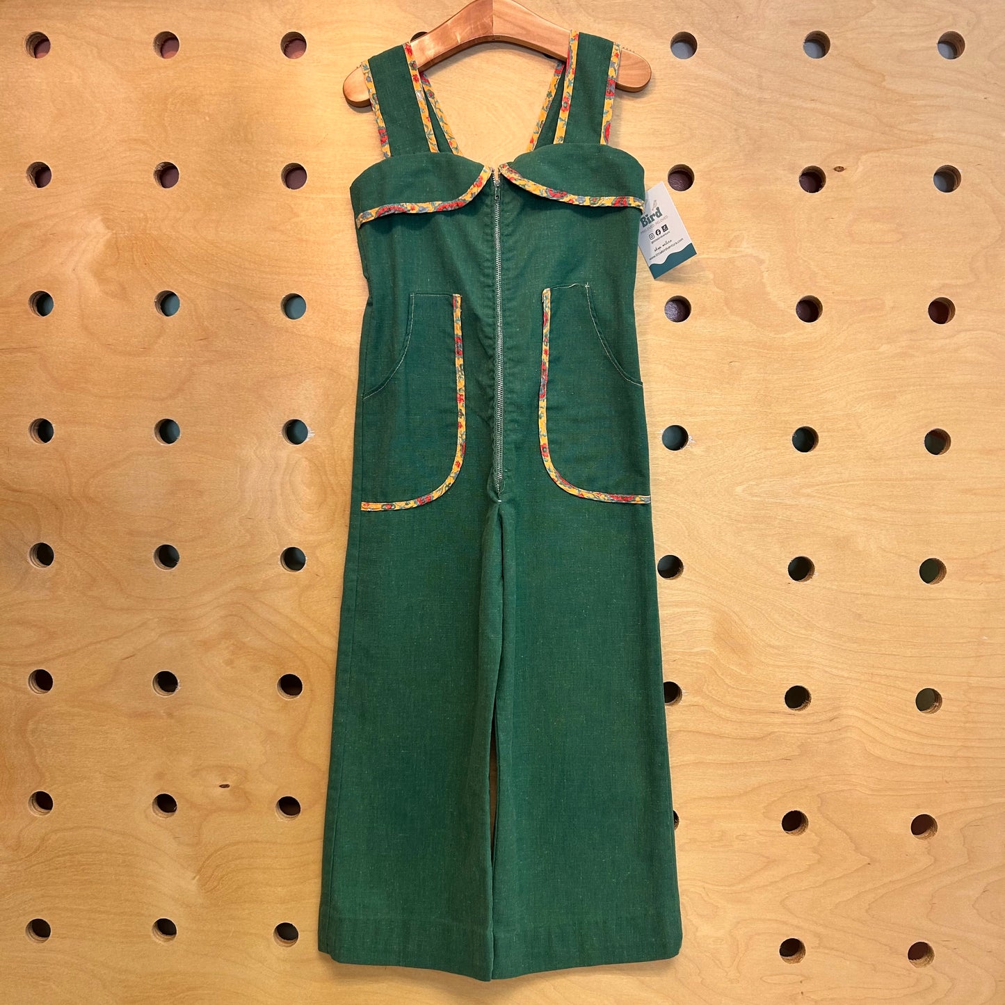 Green Floral Jumpsuit