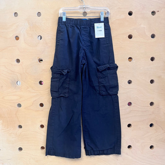 Black Wid Leg Cargo Pants