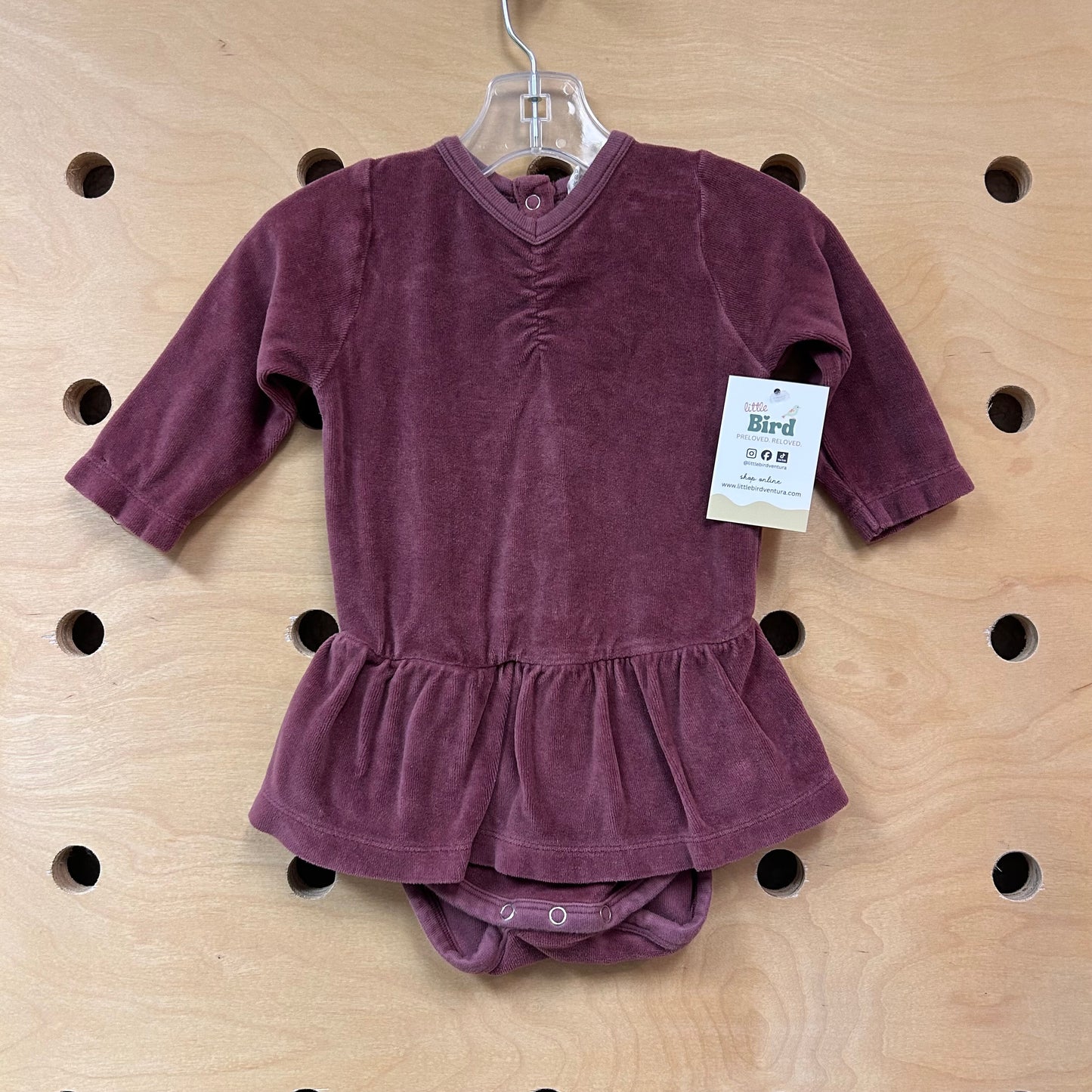 Plum Organic Velour Romper