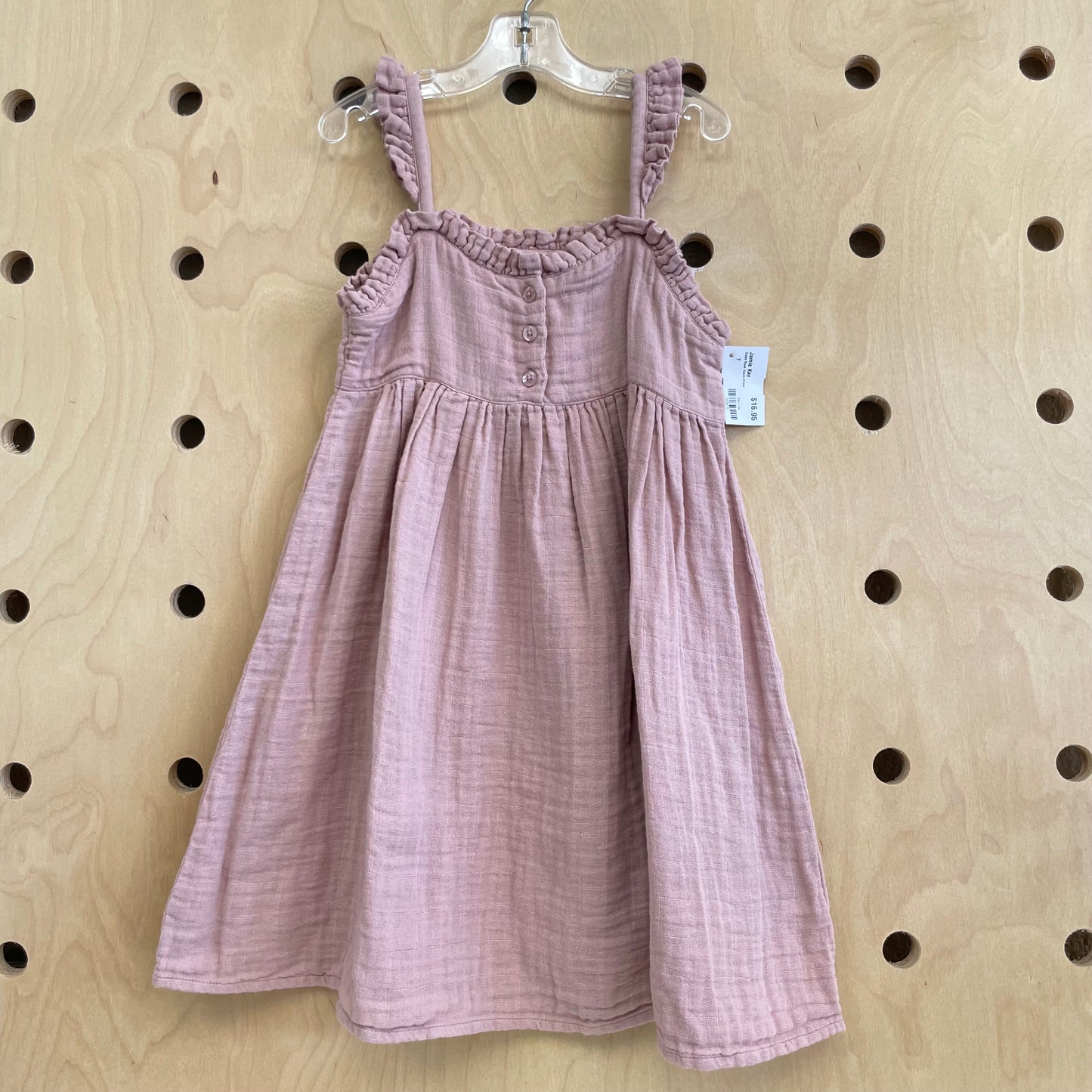 Dusty Rose Gauze Dress
