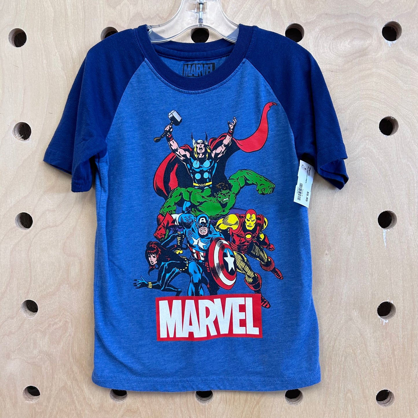 Blue Superhero Raglan