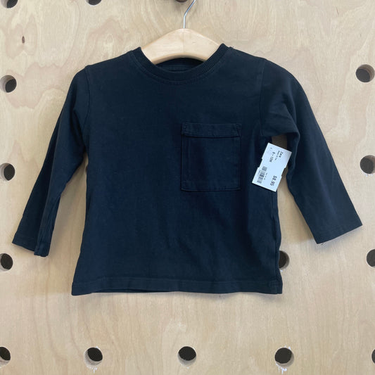 Black LS Tee
