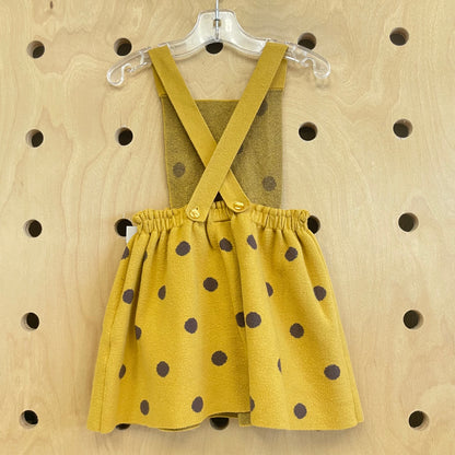 Yellow Polka Dot Knit Jumper