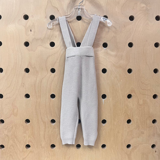 Beige Knit Romper