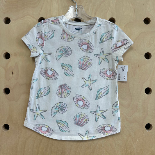 Cream Shells Tee