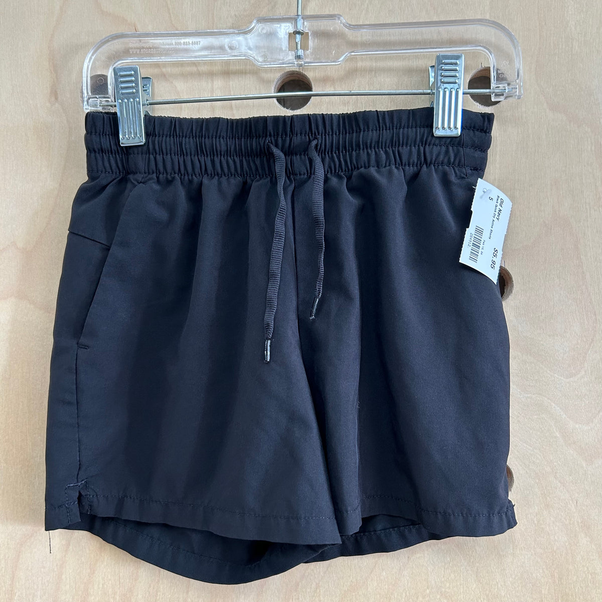 Black Quick Dry Active Shorts
