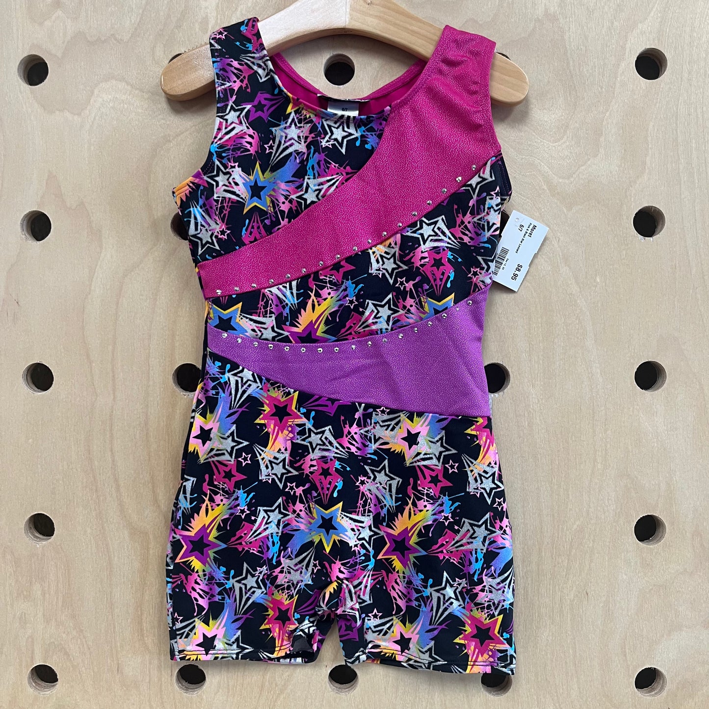 Pink & Black Star Leotard
