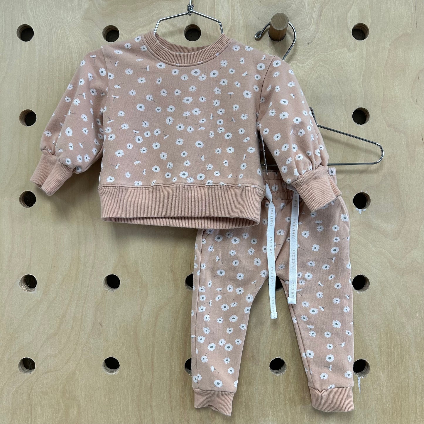 Peach Floral Outfit