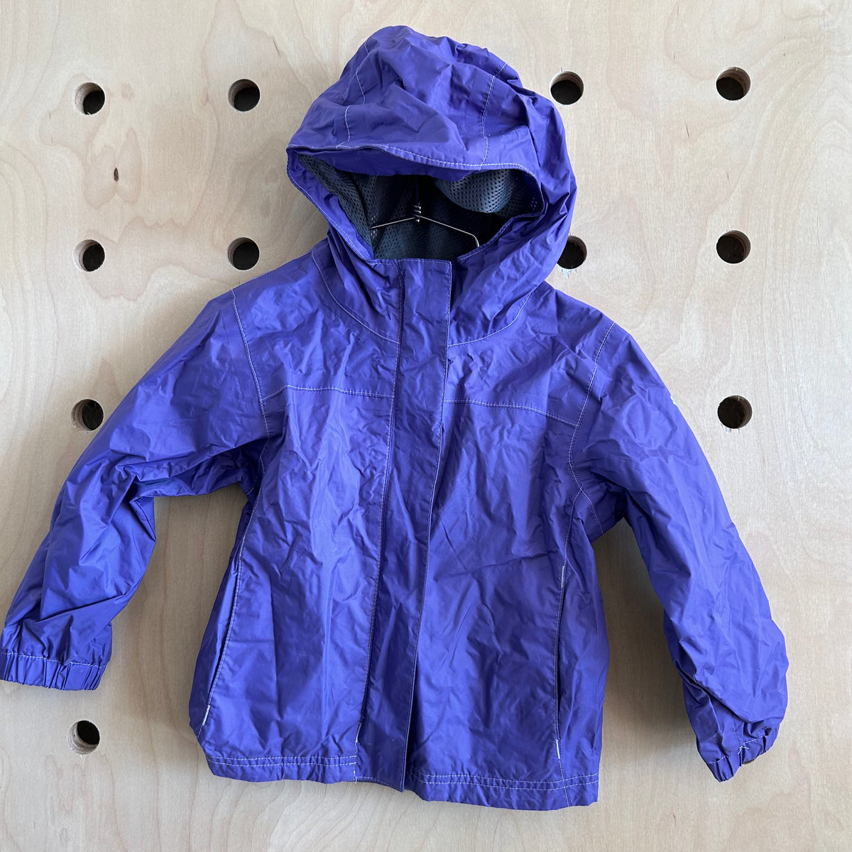 Purple Nylon Windbreaker