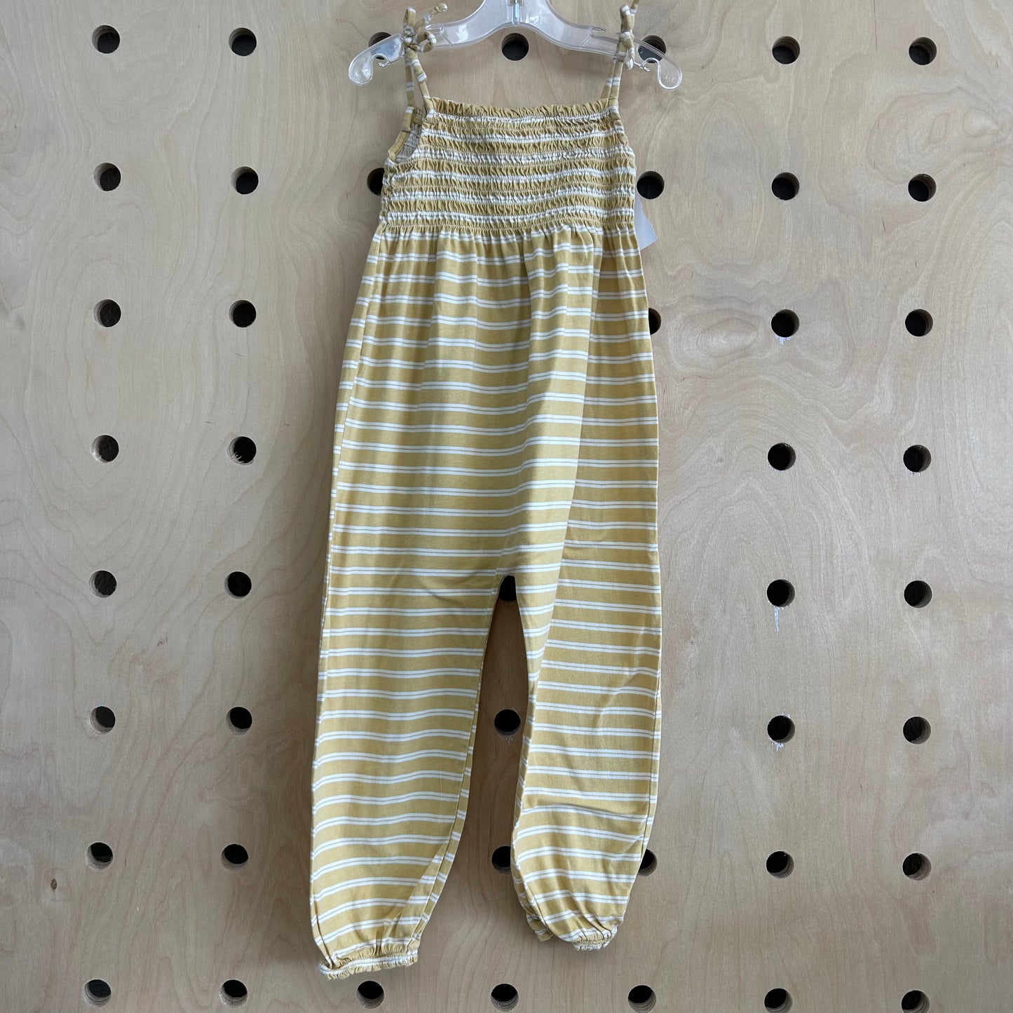 Yellow Striped Romper