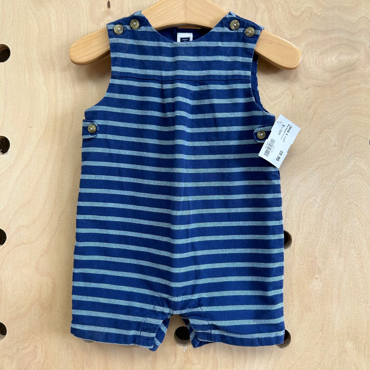 Blue Striped Romper