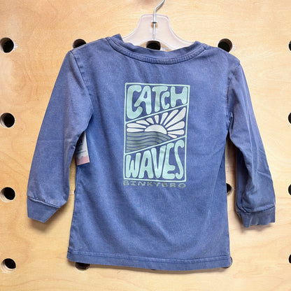 Blue Catch Waves Tee