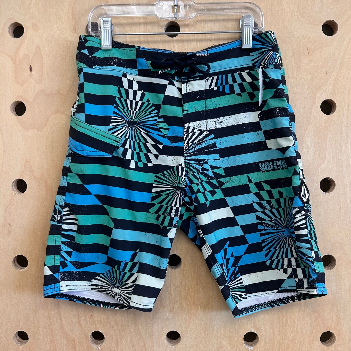 Blue & Teal Swim Trunks