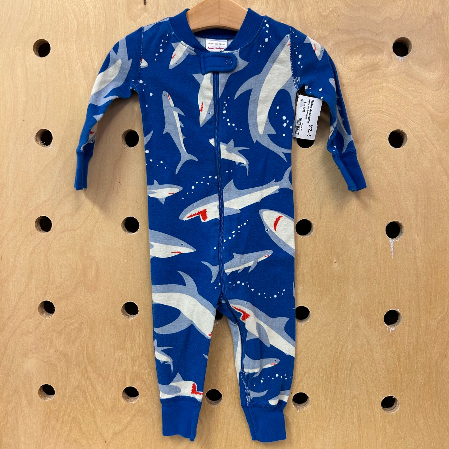 Organic Blue Sharks Zippy