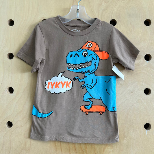 Tan Skater Dino IYKYK Tee