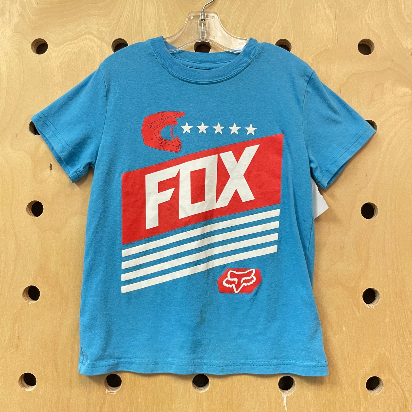 Blue + Red Moto Logo Tee