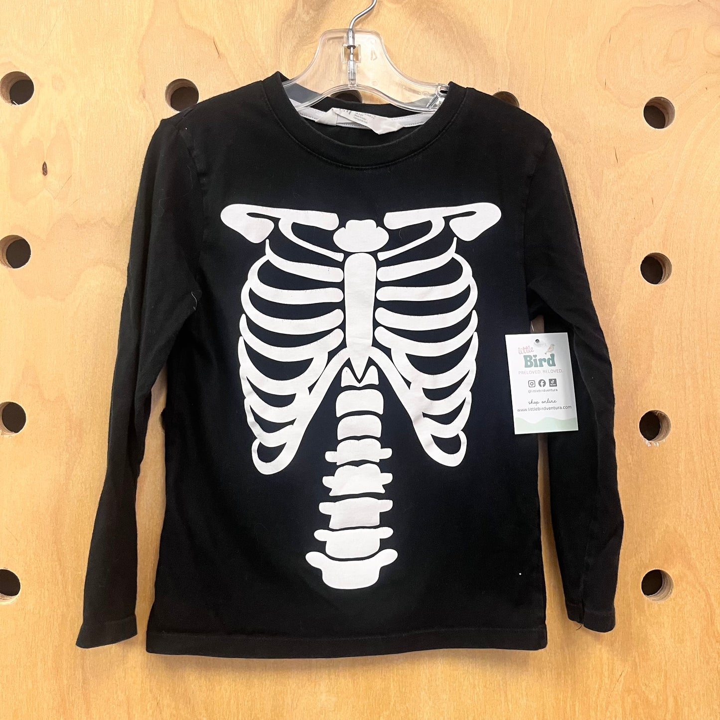 Black Skeleton Halloween Tee