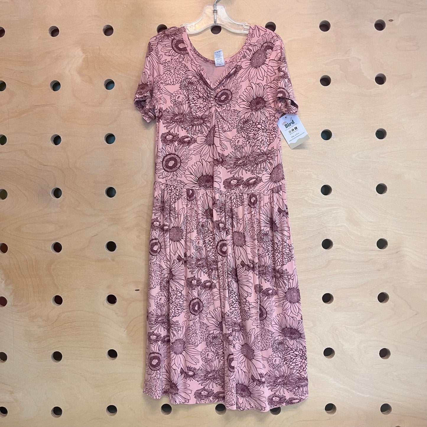 Pink Bamboo Sunflower Dress
