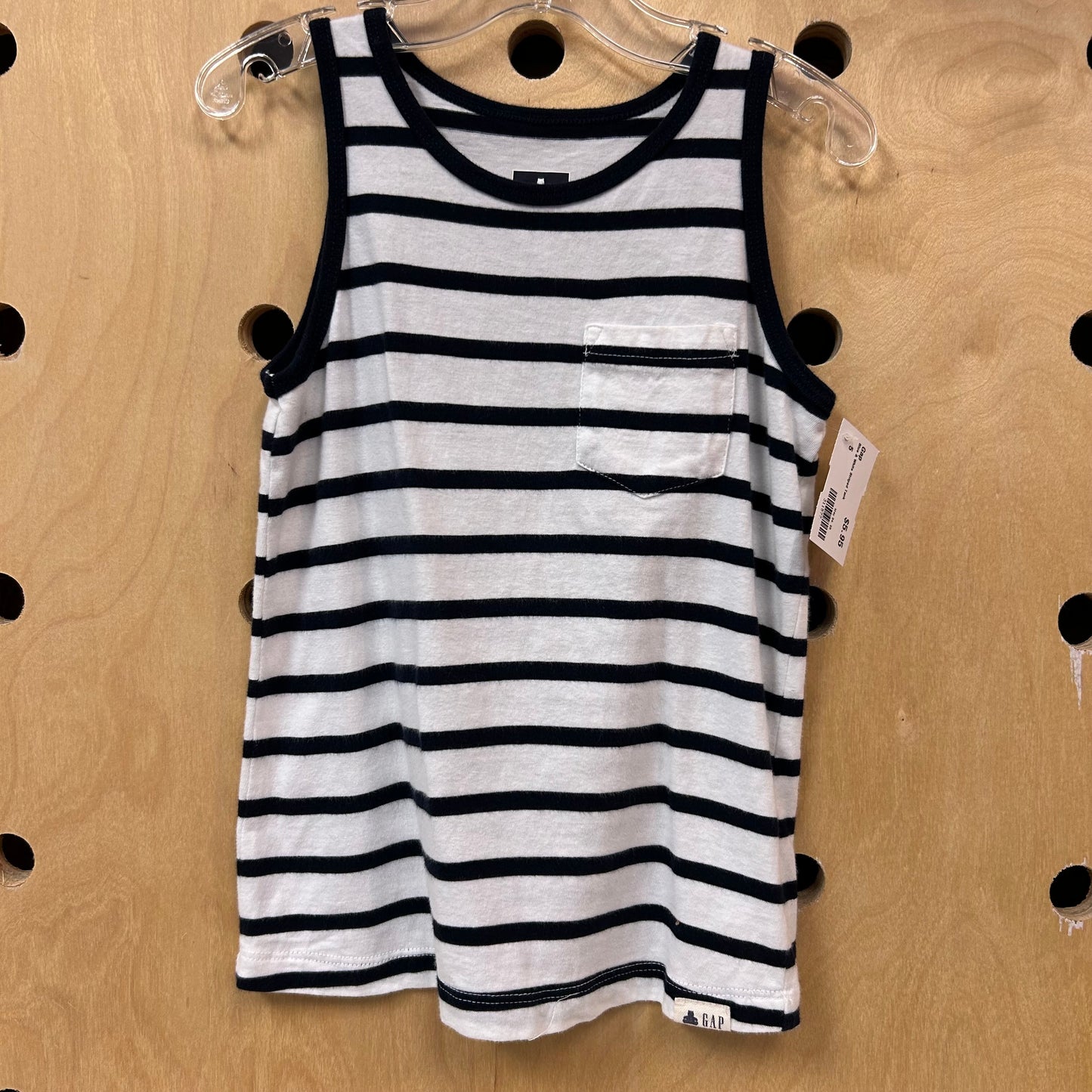 Blue & White Striped Tank