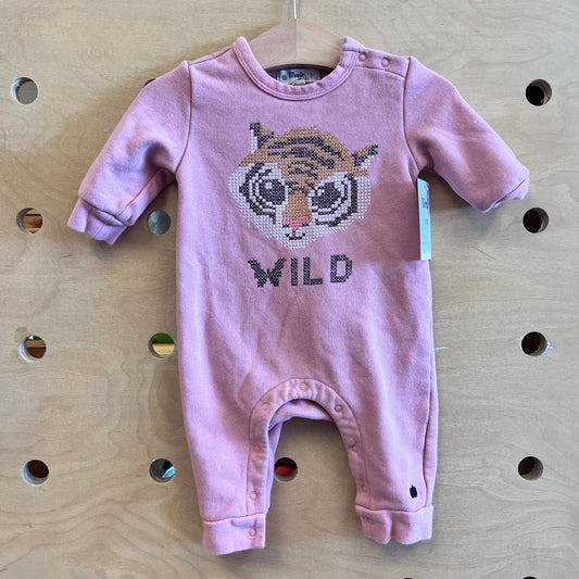 Pink 'Wild' Leopard Romper