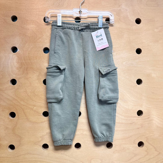 Green Drawstring Cargo Joggers