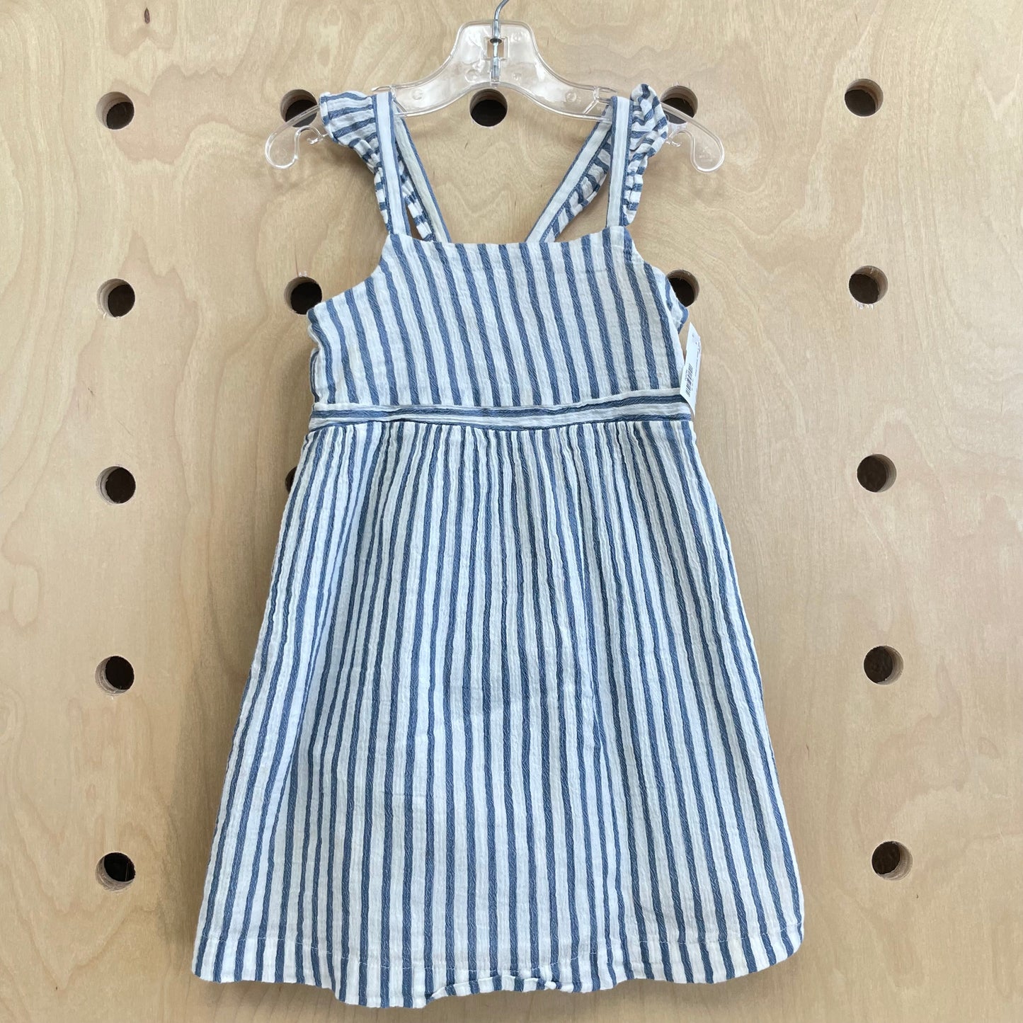 Blue & White Striped Dress