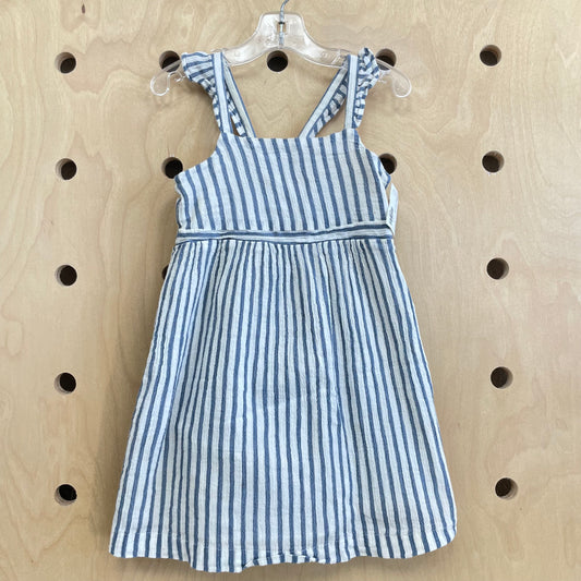 Blue & White Striped Dress