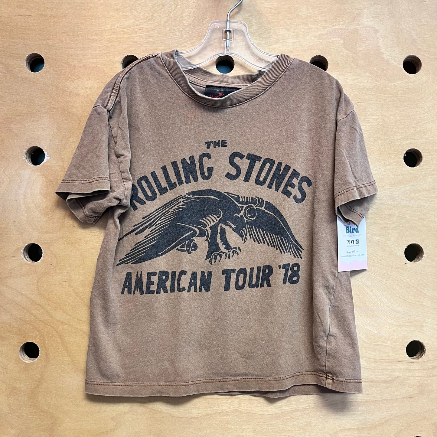 Brown Rolling Stones Tee