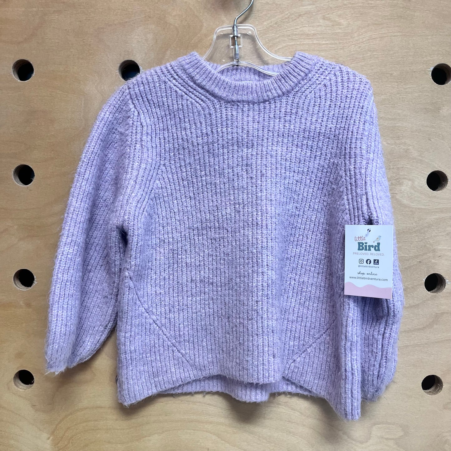 Lavender Knit Sweater