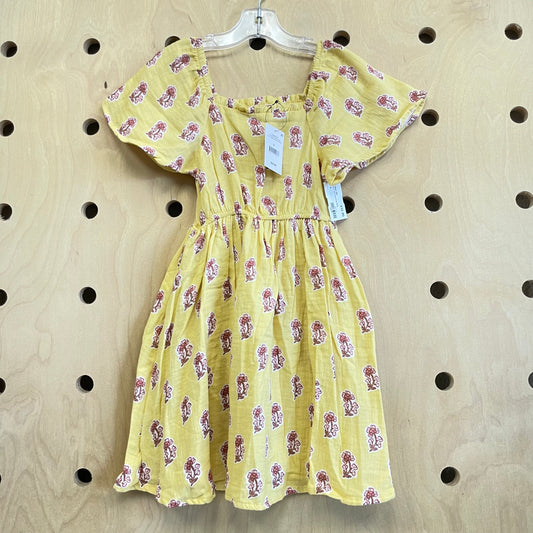 Yellow + Pink Floral Dress NEW!