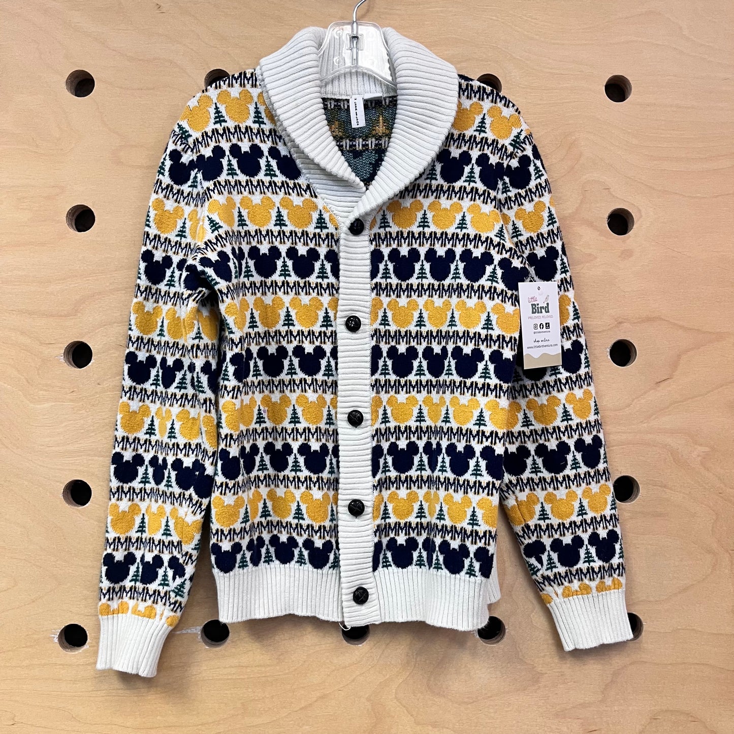 Blue/Yellow Mickey  Cardigan