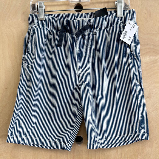 Blue Striped Shorts