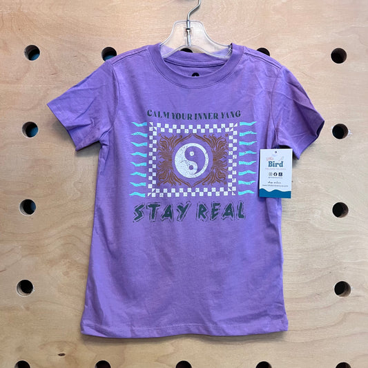 Lavender Stay Real Tee NEW!