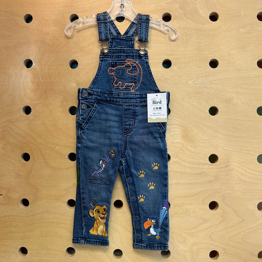 Lion King Denim Overalls