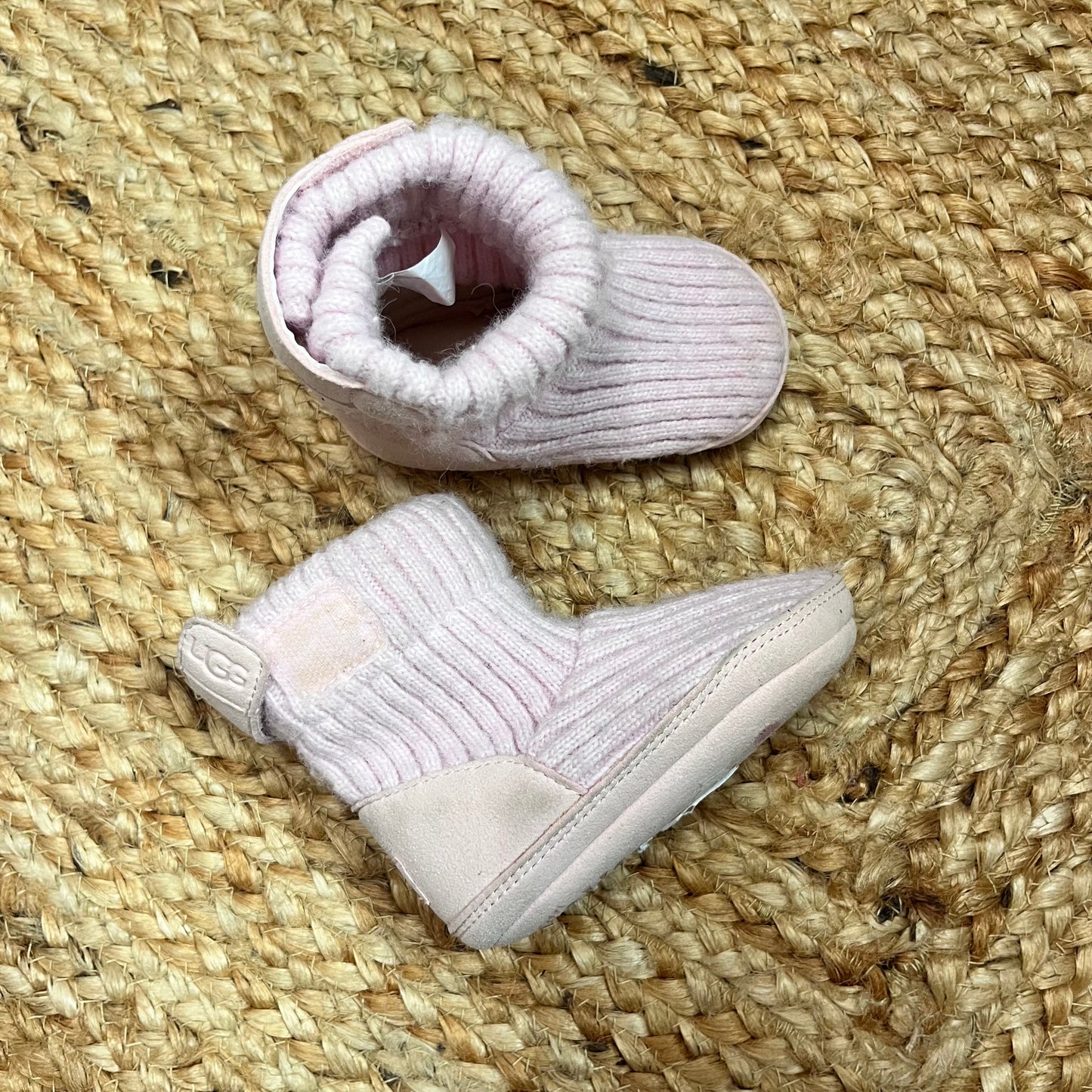 Pink Skylar Slipper Booties