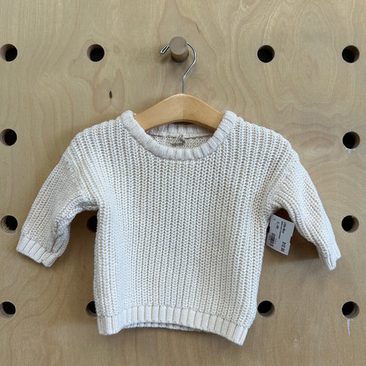 Organic Cotton Cream Sweater