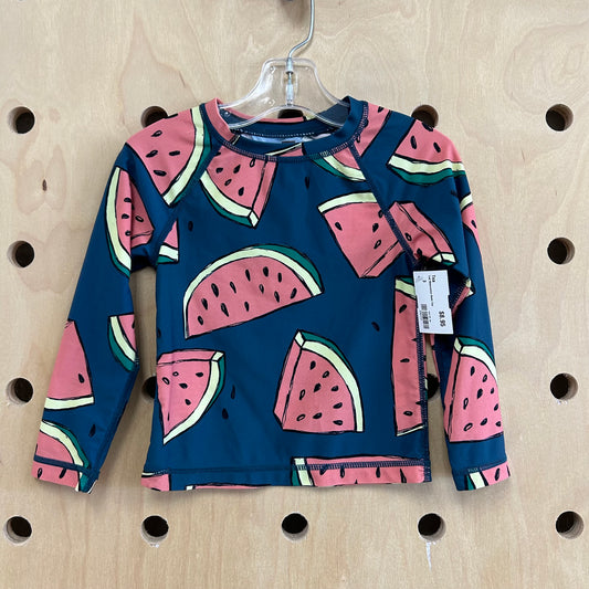 Teal Watermelon Swim Tee