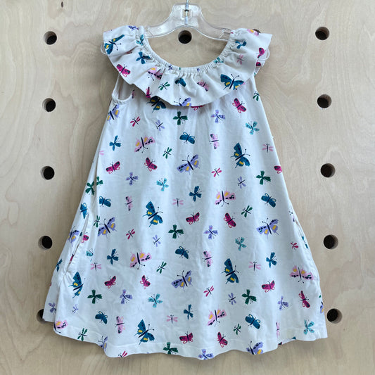 Cream Butterfly Dress