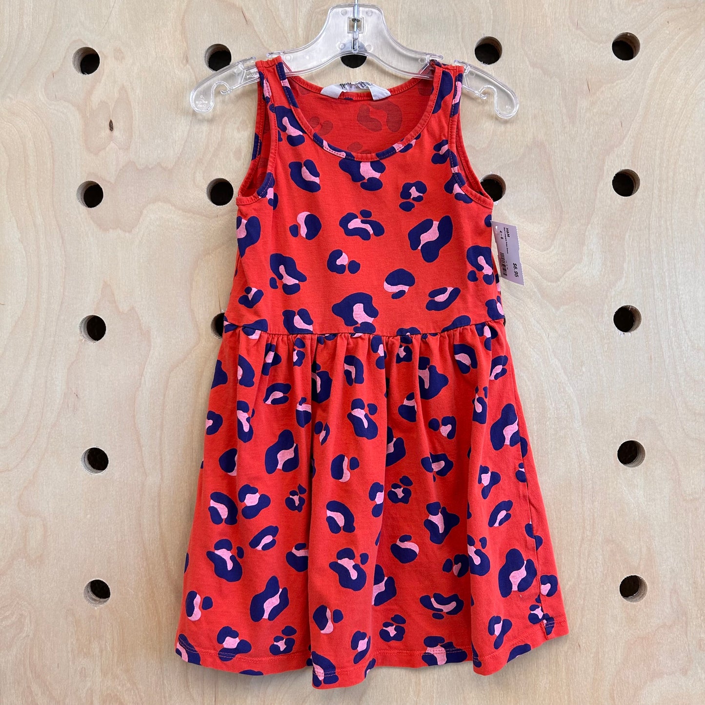 Red Leopard Print Dress