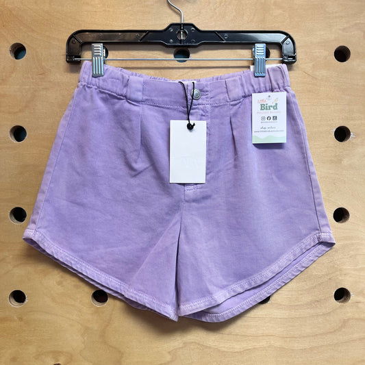 Purple Elastic Waist Shorts NEW!