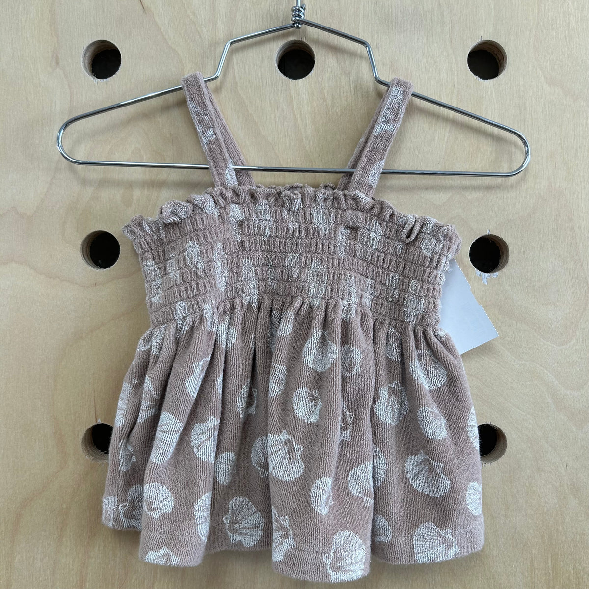 Tan Seashell Terry Tank