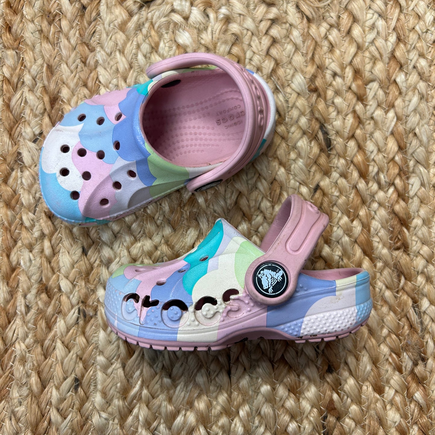 Pastel Multi-Color Baya Clogs