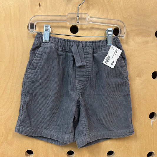 Grey Drawstring Cord Shorts