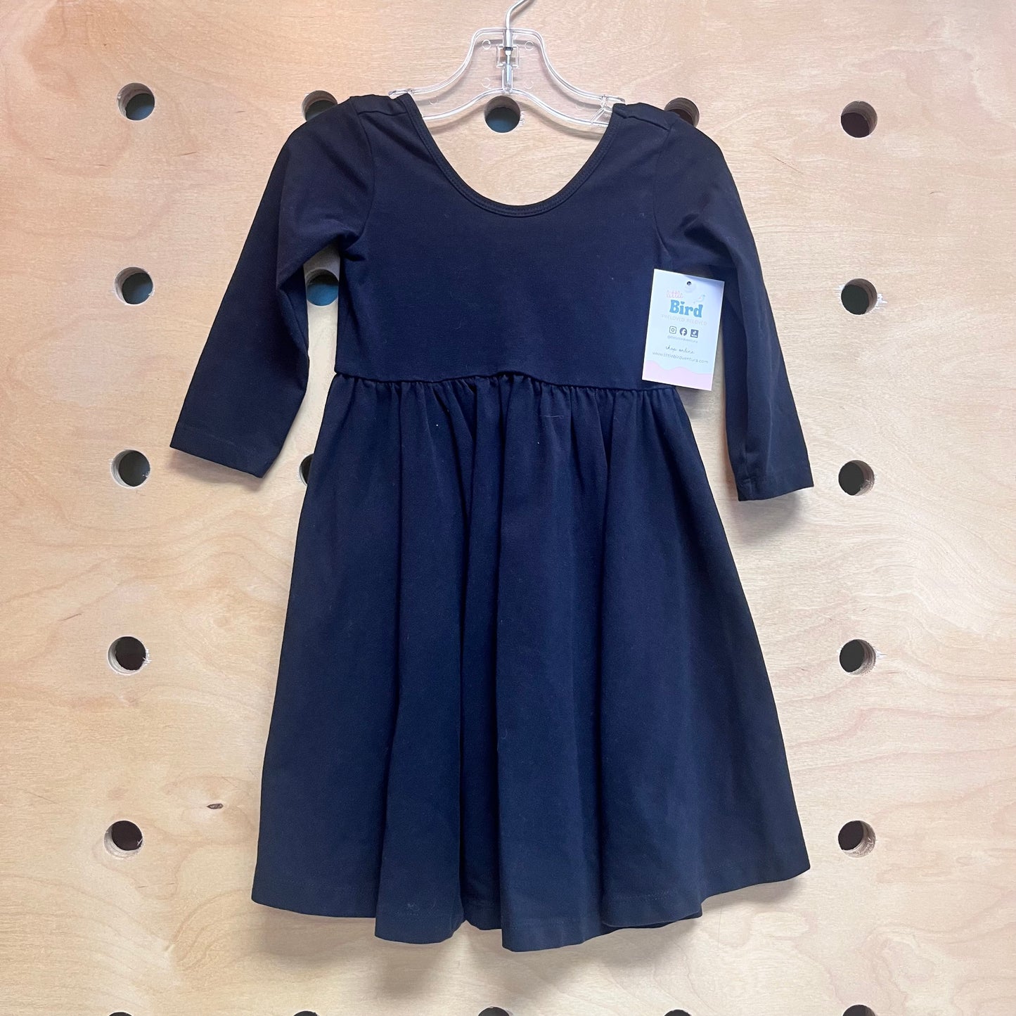 Black Twirl Dress