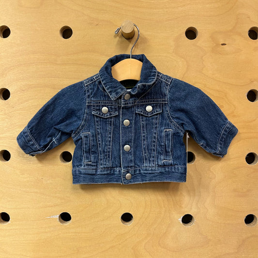 Soft Denim Snap Jacket
